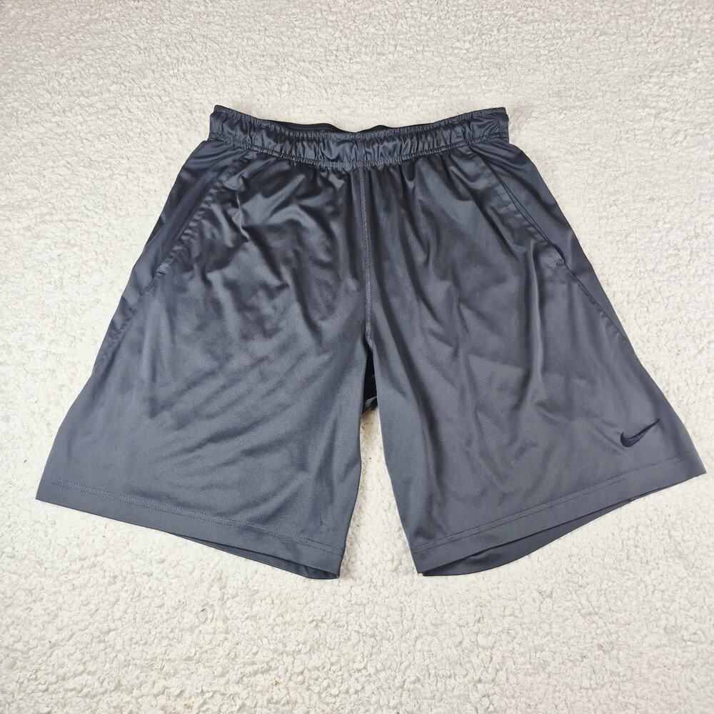 Nike Dri-Fit Athletic Shorts Mens Large Black Training Running Gym